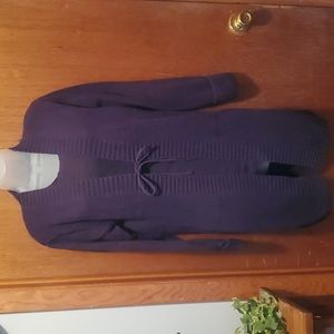 Christopher & Banks Navy long sweater